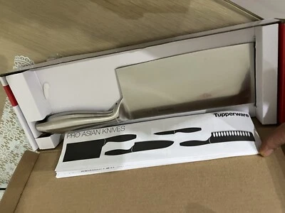 TUPPERWARE Messer Chef Serie Beil Kochmesser Asian knives Asiatisch Profi NEU NE - Bild 1 von 4