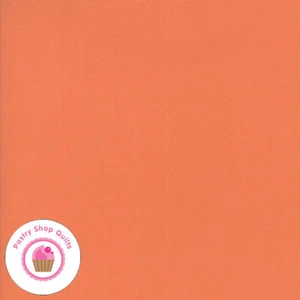 Moda BELLA SOLID 9900 79 Ochre Dark Peach Orange Quilt Fabric MASK Material - Picture 1 of 7