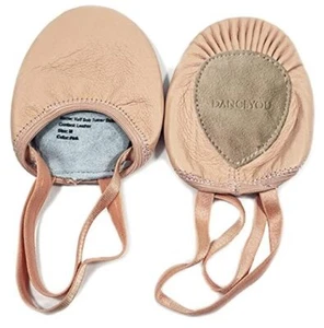 Pirouette Lyrical Leather Half Sole Ballet Jazz Contemporary 1-3 Big Kid Pink - Picture 1 of 6
