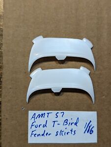 AMT 57 FORD T-BIRD FENDER SKIRTS NEW!!! 1/16