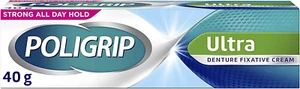Polygrip Ultra Zahnersatz Fixiermittel Creme falsche Zähne Fixiermittel, 40 g, - Bild 1 von 1