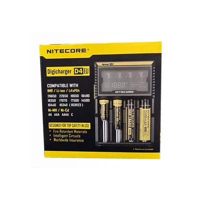 NITECORE D4 DIGICHARGER EU INTELLIGENT RECHARGEABLE BATTERY LI-ION/NIMH NEW - Image 1 of 4
