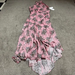 Veronica Beard Leia Kleid Pfingstrose Multi Seide ärmellos Damengröße 4 neu mit Etikett - Bild 1 von 13