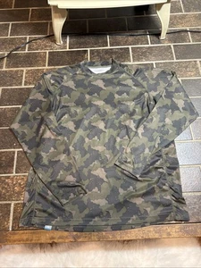 Simms SolarFlex Veil Camo 50 UPF Sun Protection Insect Shield Fishing Mens XL - Picture 1 of 6