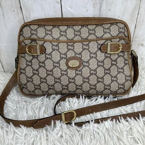 Gucci Shoulder Bag Gg Supreme Logo Leather Old m2_0605 - Bild 1 von 12