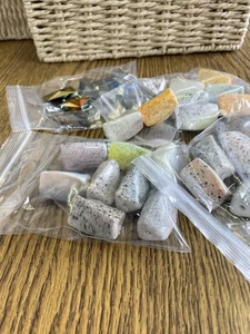 Large Ceramic And Crystal Beads - Picture 1 of 3
