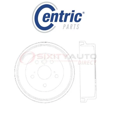 Centric C-TEK Brake Drum for 1999-2001 Toyota Solara 2.2L 3.0L L4 V6 - Kit nc Foto 1 de 4