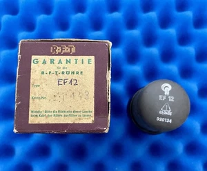 ONE RFT EF-12 Vacuum Tube / Tested ๐ช /Ships FAST From USA / NOS telefunken EF12 - Picture 1 of 8