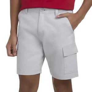 NEW Levi's Boy's Youth Utility Cargo Shorts, Light Gray, Size 8 Regular - Picture 1 of 7