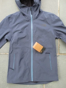 THE NORTH FACE Men APEX Bionic BLUE Full Zip Soft SHELL Hooded JACKET S NF0A5IV7 - Picture 1 of 13