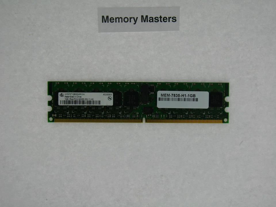 MEM-7835-H1-1GB Approved (1x1GB) Dram Memoria per Cisco Mcs 7835-H1 - Immagine 1 di 1