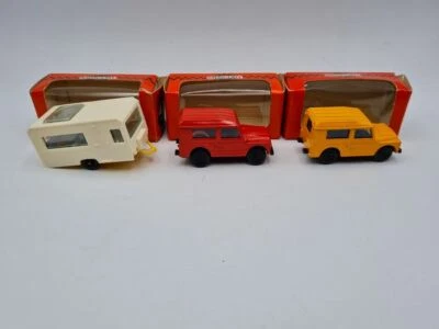 mercury - 1:64 - Lotto x3 fiat campagnola + caravan box originale art.801 e 804 - Immagine 1 di 4