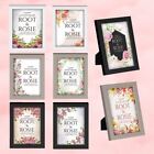 Personalised Wooden Frames Anniversary Any Image Name Wedding Gift Mr and Mrs 45