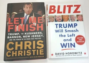 Donald Trump book lot of 2 Let me Finish-Blitz Trump will smash the left and Win - Picture 1 of 11