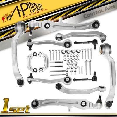 Kit de barra estabilizadora de varilla de amarre de rótula de brazo de control de 12 piezas para Audi A8 Quattro 2004-2010 Foto 1 de 4