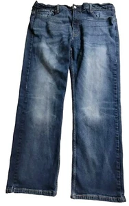 Levi's 569 Mens Jeans 38 x 32 Blue Denim Loose Straight Cowboy Barn Ranch Work - Picture 1 of 7