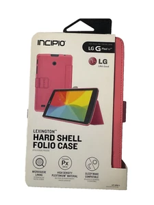 Incipio Lexington Hard Shell Folio Case for LG G Pad 7.0 - Pink - Picture 1 of 2