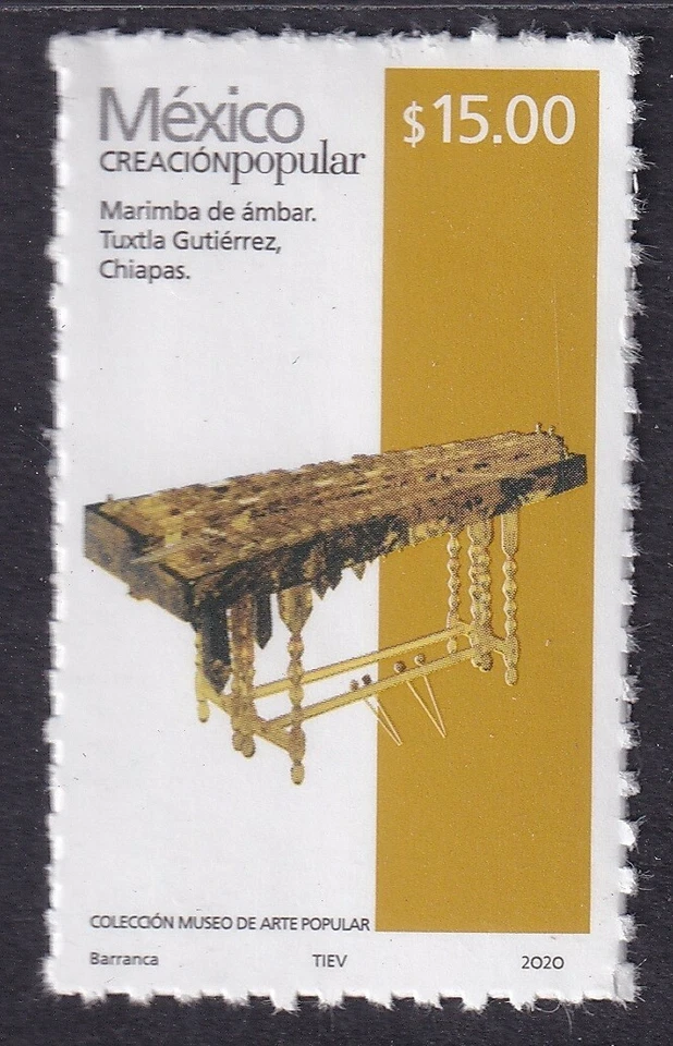 pp235 México Creacion Popular MNH 2020 Sc# Mc# Et#cp235 marimba Foto 1 de 1