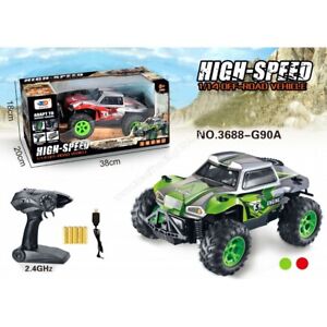 RC 1:14 Off-Road Vehicle 2.4Ghz Remote Control Buggy Crawler - GREEN