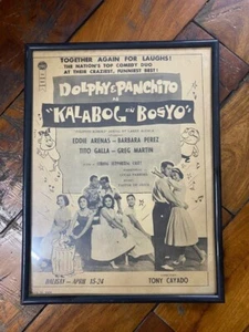 Tagalog Movie Ad DOLPHY & PANCHITO KALABOG EN BOSYO NATIONAL ARTIST LARRY ALCALA - Picture 1 of 3