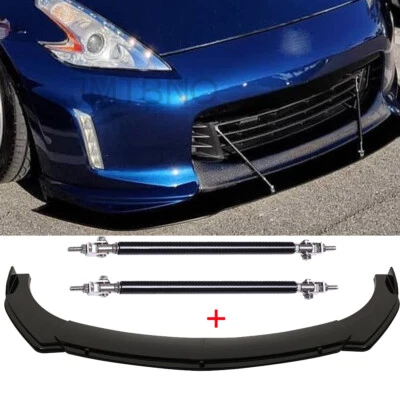 Parachoques delantero para Fiat 500 500L alerón labial divisor 78,7" faldón lateral labio trasero Foto 1 de 4