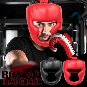 Boxing Helmet Kids Adults Sparring Headgear Gym Equipment Head , Guard N3O5 - Picture 1 of 19