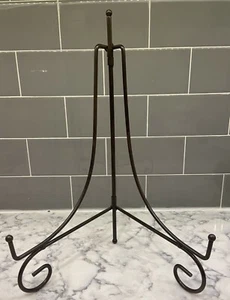 13" Metal Display Stand Easel / Plate Stand / Artwork Stand - EUC LN - Picture 1 of 4