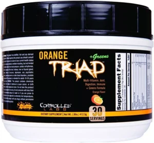 CONTROLLED LABS ORANGE TRIAD + GREENS Joint/Digestion/Immune Drink (30 Servings) - Picture 1 of 4