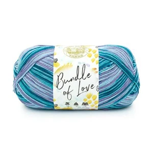 (1 Skein) Lion Brand Yarn 149-216AC Bundle of Love Yarn, Mermaid - Picture 1 of 3