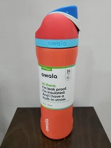 Owala FreeSip Stainless Steel Water Bottle / 24oz / Color: U.S. of Yay! - Picture 1 of 10