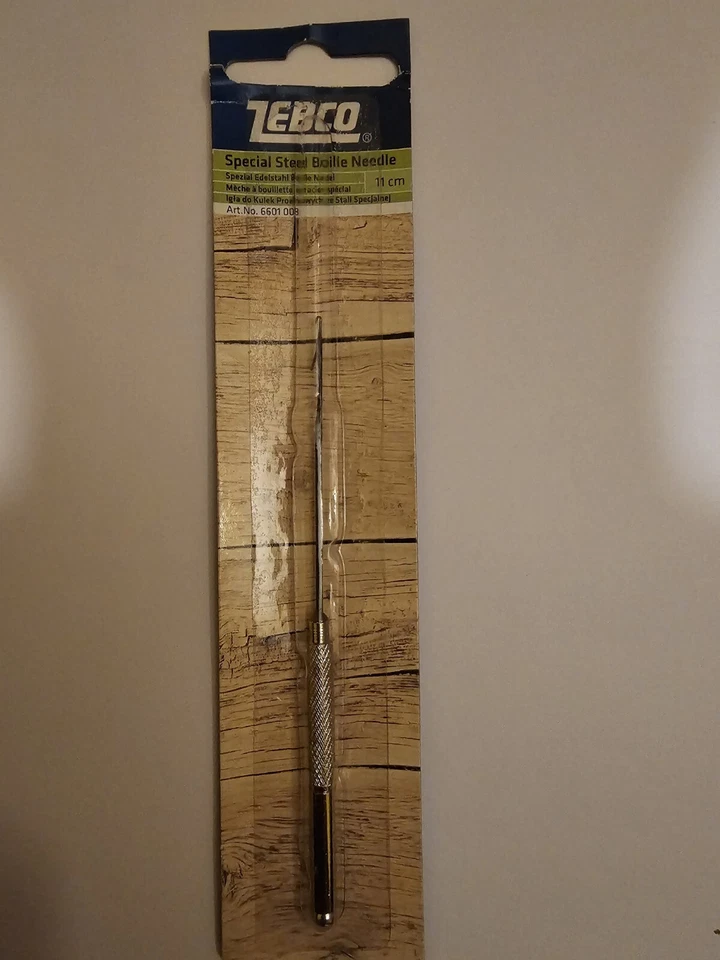 Aguja Boilie de Acero Zebco 11cm - Pesca de Carpa Foto 1 de 1
