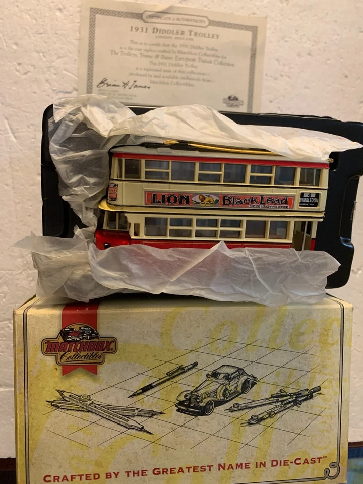1931 DIDDLER TROLLEY - LION  - MATCHBOX COLLECTIBLES - TROLLIES TRAMS YET03-M - Image 1 of 1