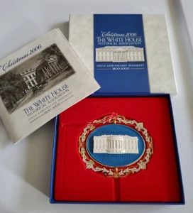 Scatola Ornamenti Natalizi 2000 La Casa Bianca Associazione Storica 200° Anniversario - Foto 1 di 8
