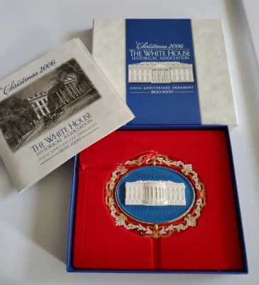 2000 The White House Historical Association Christmas Ornament Box 200th Anniver - Изображение 1 из 4