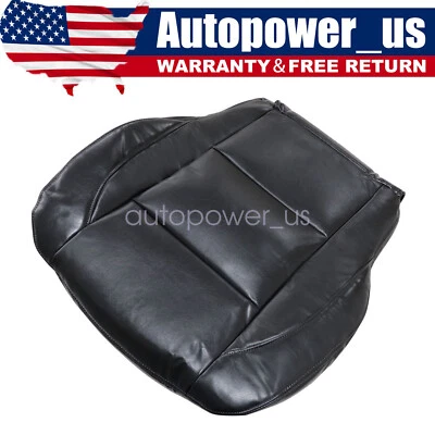 Cubierta de asiento de cuero inferior del lado del conductor 2005-15 gris oscuro para Nissan Titan SV SL Foto 1 de 4