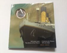 2012 Canada Colored 25-Cent Lenticular Coin 100 Years Later/Story of the Titanic