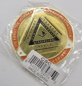 Family Karate Empowers Martial Art Challenge Coin 2-in - Picture 1 of 4