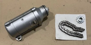 Honda Goldwing GL1100 1983 12v motor de arranque, piñón, cadena - probado funcionando - Imagen 1 de 11