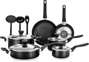 kitchen 13-Piece Nonstick Kitchen Cookware Set -PTFE/PFOA/PFOS Free Heat Resista - Picture 1 of 7