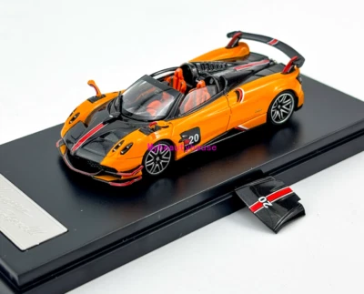 LCD 1: 64 橙色 Huayra Roadster BC #20 运动模型压铸金属汽车 — 第 1/3 张图片