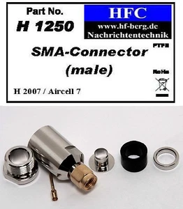 1 Pieza Conector SMA para H 2007/Aircell 7/Highflexx 7 Cable coaxial 50 Ω H1250 - Imagen 1 de 1