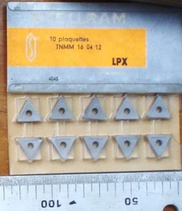 STELLRAM Carbide Tips inserts - TNMM 16 04 12 LPX, 10pcs inserts - Picture 1 of 1