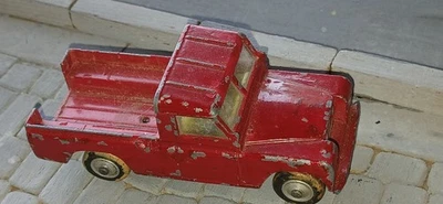 Corgi TOYS GB 438 ? Land Rover 109 W/B Pick up loose car no DINKY Norev red 1959 - Photo 1/4