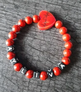 AYLIVA Armband Heartbeat rot Herz - Picture 1 of 1