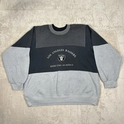 VTG Los Angeles Raiders Sweatshirt NFL Nutmeg Crewneck Embroidered Men’s Size XL - Image 1 of 4