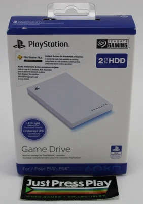 Seagate Gaming PlayStation Game Drive for PS4, PS5 2 TB w/ LED Light Up NIB - Image 1 of 4