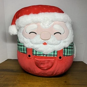 Squishmallows Christmas Nick the Workshop Santa 14 Inches Soft Plush NWT!!!! - Picture 1 of 11