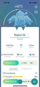 Regice para PVP 1500cp Gran Liga ☑️ Pokemon Go - Imagen 1 de 1