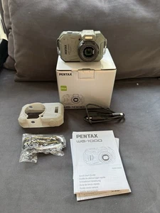 Pentax WG-1000 Waterproof Digital Compact Camera - Olive - Picture 1 of 5