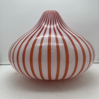 ~ MID CENTURY MASSIMO VIGNELLI RARE ONION PENDANT LAMP VENINI Italy | c.1950'S  - Image 1 of 4